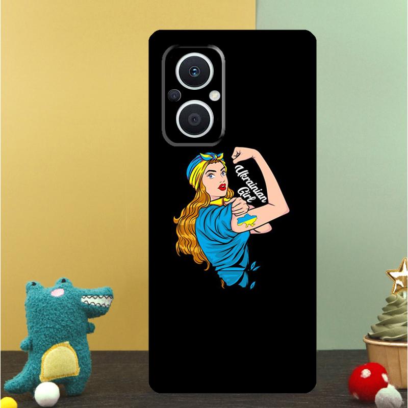 Ukraine Girl Case For OPPO Reno 15 15F 14 13 12 11 10 Pro 14F 13F 12F 11F 8T OPPO Find X9 X8 X6 Pro Cover