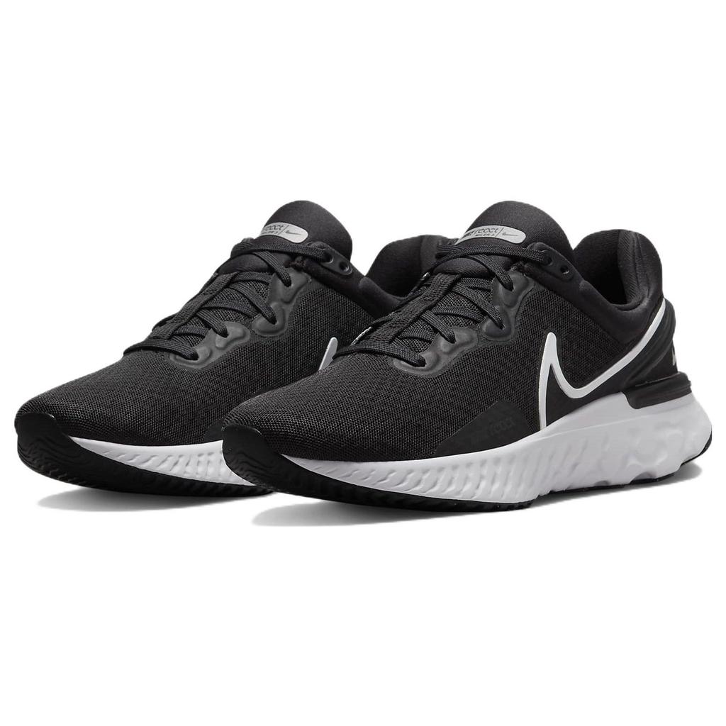 Nike React Miler 3 Black Anthracite Women Sneakers White DD0491-001
