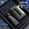 Tank 300 High-End Key Case - Titanium Gold Gray Creative Shell with Full Coverage