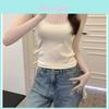 Summer Lace Camisole Top For Women With 3d Pattern And Elastic Cotton Fabric