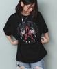 Ledeoli Emblem Star Oversized Short Sleeve T-Shirt [Black]