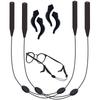 1-10pcs Universal Adjustable Eyewear Retainer Fit Sports Sunglasses Retainer Unisex Strap Safety Glasses Holder Large Round-Head