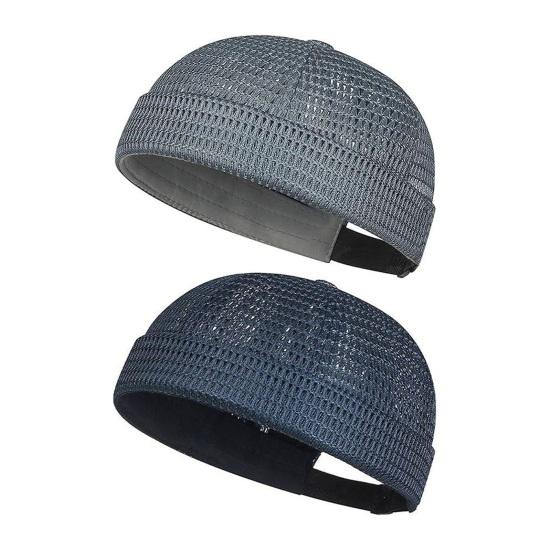 1/2 stk. Herrehat Justerbar Tilpasset Pasform Åndbart Mesh Design Letvægts Foldbar Hip-Hop Stil Sommerkasket Udendørs Aktiviteter Rejsetøj