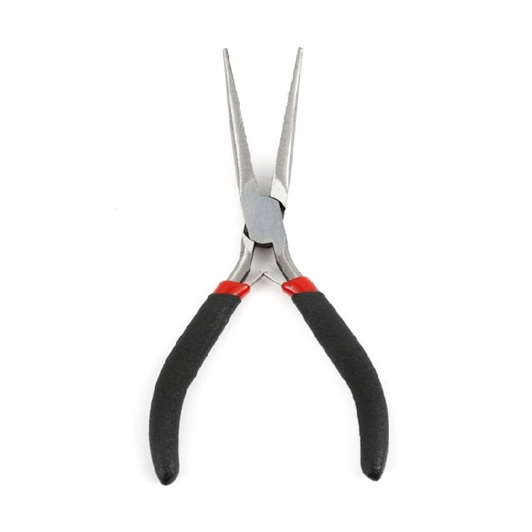 

Long Needle Nose Pliers Clamp DIY Handcraft Plier Tool Flat Pliers Beading Tool 1