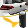 100cm Car Trunk Door Sill Plate Protector Rear Bumper Rubber Strip Pad Mouldings Cover Styling Guard Scraper Car