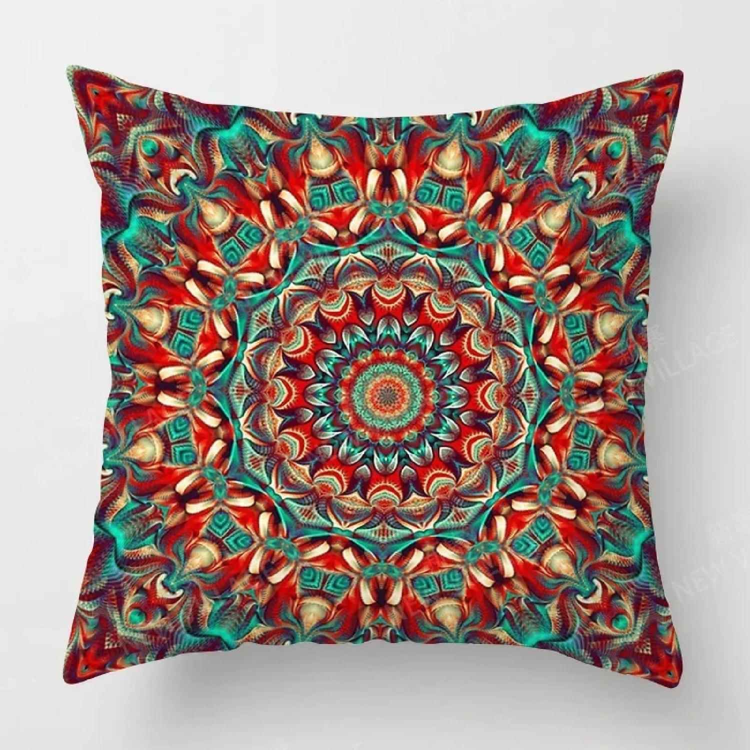 Осенний декор дома осенняя гостиная декоративная подушка диван бохо Подушка мандала _ _ ztt-, 30x30cm