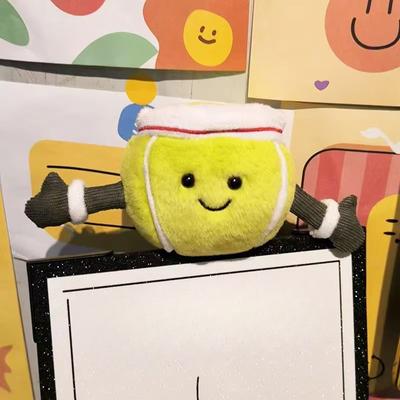 Green Tennis Plush Toy Plush Doll Animal Role Play Decorative Dolls Decorate Birthday Boys and Girls Children Holiday Gifts