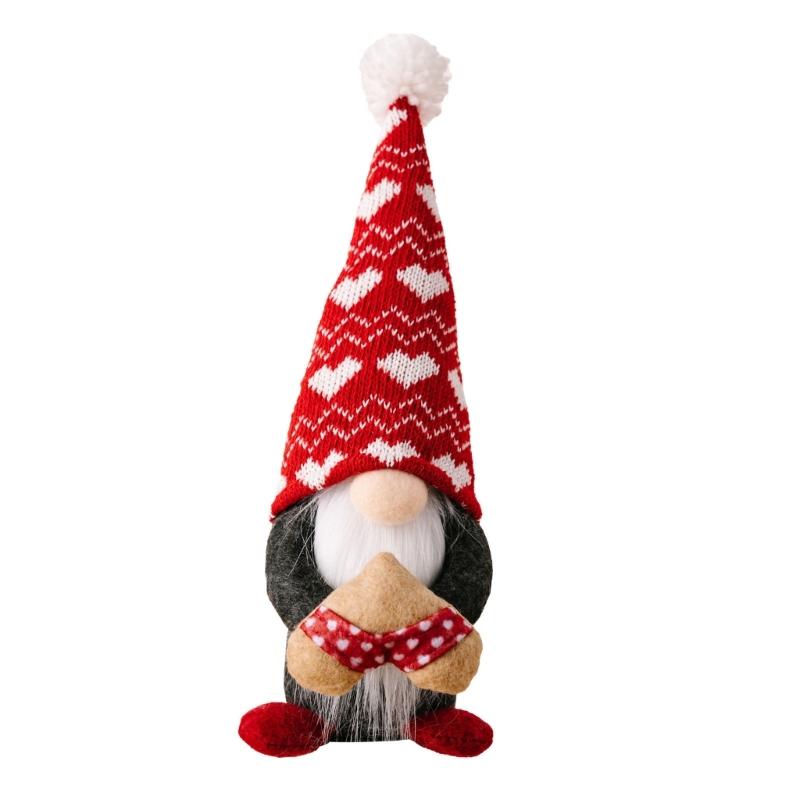 Valentine's Day Gnome Decorations Handmade Gnome Decorations for Table Ornament Valentines Birthday Present