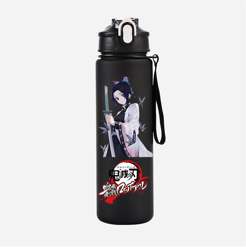 Anime Demon Slayer Printed Large Capacity Water Cup Demon Hunters Outdoor Portable Drinking Bottle for Boy Girl Gift