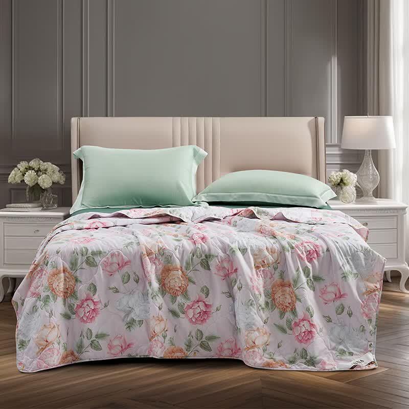 FUANNA Floral Summer Cooling Quilt