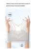 Breathable Seamless Training Vest Bra for Girls, Fixed Cups, Ice Silk, Thin Student Style