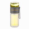 Double-Layer Heat-Insulated Glass Tea Infuser Bottle