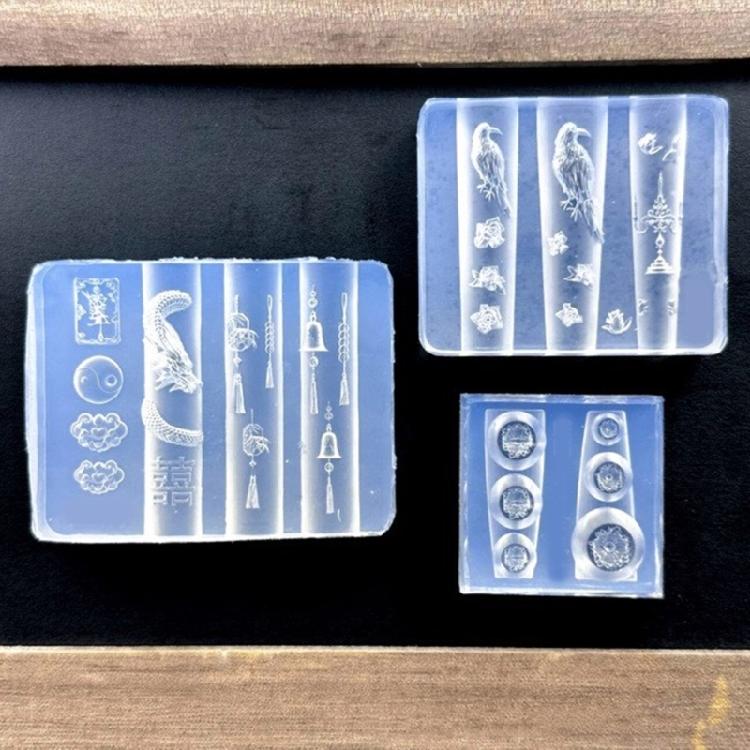 Multi Designs Silicone Stamp Template For Handmade Nail Embellishments Craft Projects And Resin Jewelry Making