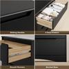 Commode - Bealife - 4 Tiroirs - Commode De Chambre - Noir - 71 X 41 X 82 Cm