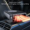 24V Fast Heating Car Heater Dual Speed Adjustable Quick Defrosting Defogging Portable Windshield Heater Ideal Trucks and Vans