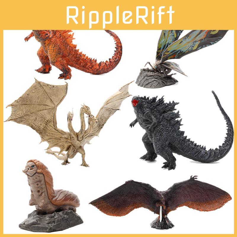 Lebendiges Rotes Godzilla Modell Spielzeug Atemberaubendes PVC Sammlerstück Auto Schreibtisch Blind Box