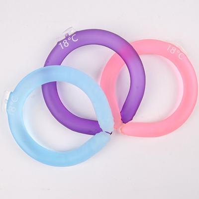 Collar Tube Neck Cooler Reusable Ice Pack Neck Cooling Ring Ice Maker Gel Liquid Cooling Neck Wraps Summer