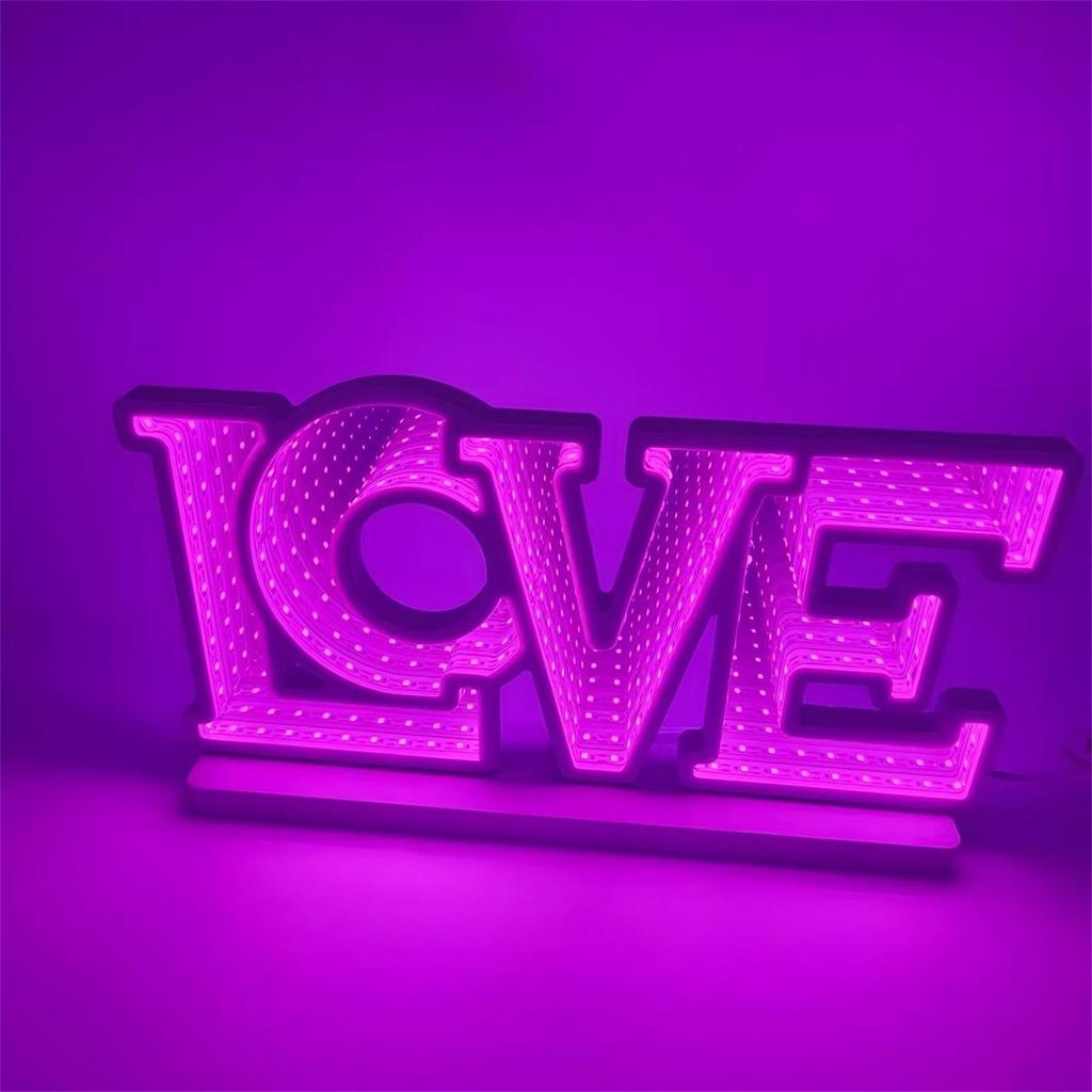 LOVE Valentine's Day LED Festive Atmosphere Light, Creative Gift Home Decor Light