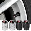 2026 4Pcs Car Metal Wheel Tire Air Valve Dust Caps Accessories With Logo For Audi Q5 Q4 A4 A6 A7 A5 A3 Q3 Q2 A1 A8 TT S1 S3 Q7 SQ5 S4