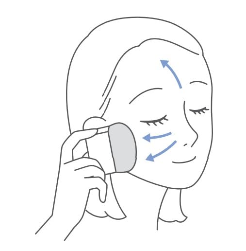 KOBAKO Foundation Brush D, for Dry Skin, Made in Japan, for Liquid, Cream, and Powder Foundations, Mountain Shape, with Case, Kai Corporation, PQ3039