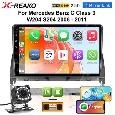 Android For Mercedes Benz C Class 3 W204 S204 2006 - 2011 CarPlay Car Radio Multimedia Video Player GPS DSP