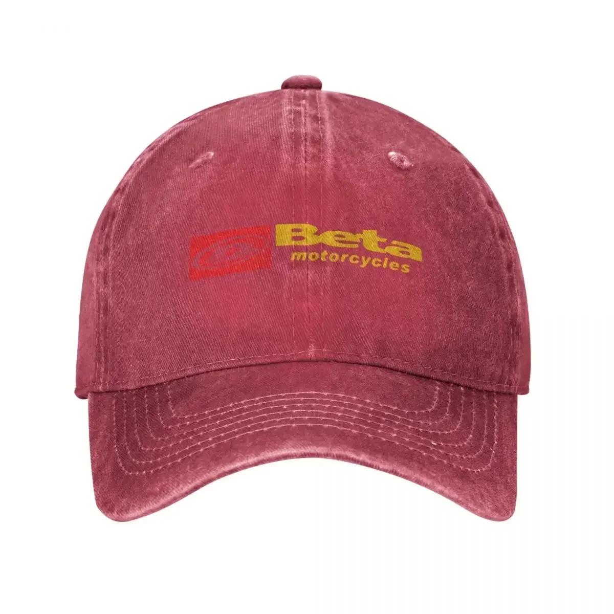 

Vintage Beta Race Motor Baseball Cap Unisex Distressed Denim Snapback Hat Motorcycles Outdoor Summer Caps Hat One Size