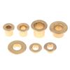 5Pcs Flanging Self-Lubricating Bearing Powder Metallurgy Oil Guide Sleeve With Edge Step Shoulder Flange Bushing Copper Sleeve