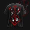 Berserk Guts Anime Printed T-shirt For Men's Clothing Vintage Y2k Washed Oversized T Shirt Casual Short Sleeve Cotton Tees Tops