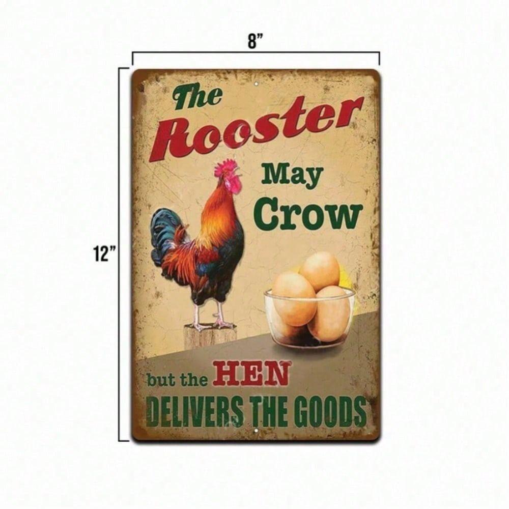 

Metal Wall Art Decor 20x30cm Vintage Tin Sign for Home Bar Cafe