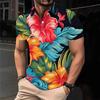 New Product New Men's 3D Printed Trendy Casual Versatile Summer Versatile Short Sleeve Polo Shirt
