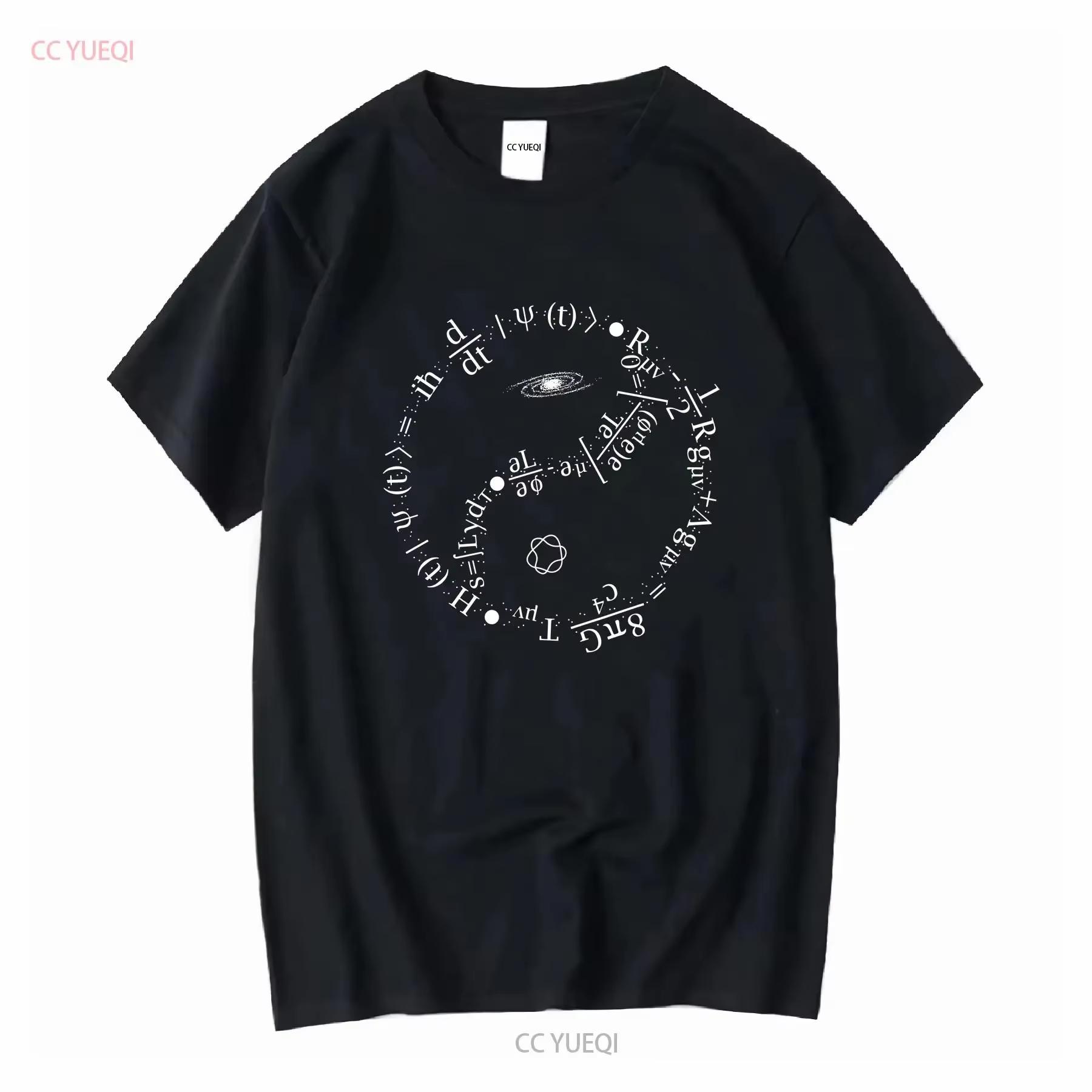 

Quantum Mechanics Formula String Theory Maths Universe T Shirt Black Long or Short Sleeves Vintage Washed Unisex Graphic - Me... S разноцветный