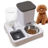 High Quality Large Capacity Automatic Pet Feeder Portable 2 In 1 500ML Water Dispenser 5 Colors Non-Slip Pet Bowl Pet Supplies