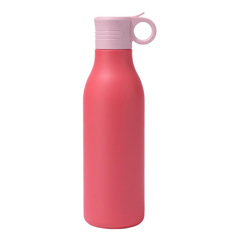 Isolierte Sportwasserflasche mit Strohhalm 304 Edelstahl für Outdoor-Aktivitäten und Reisen