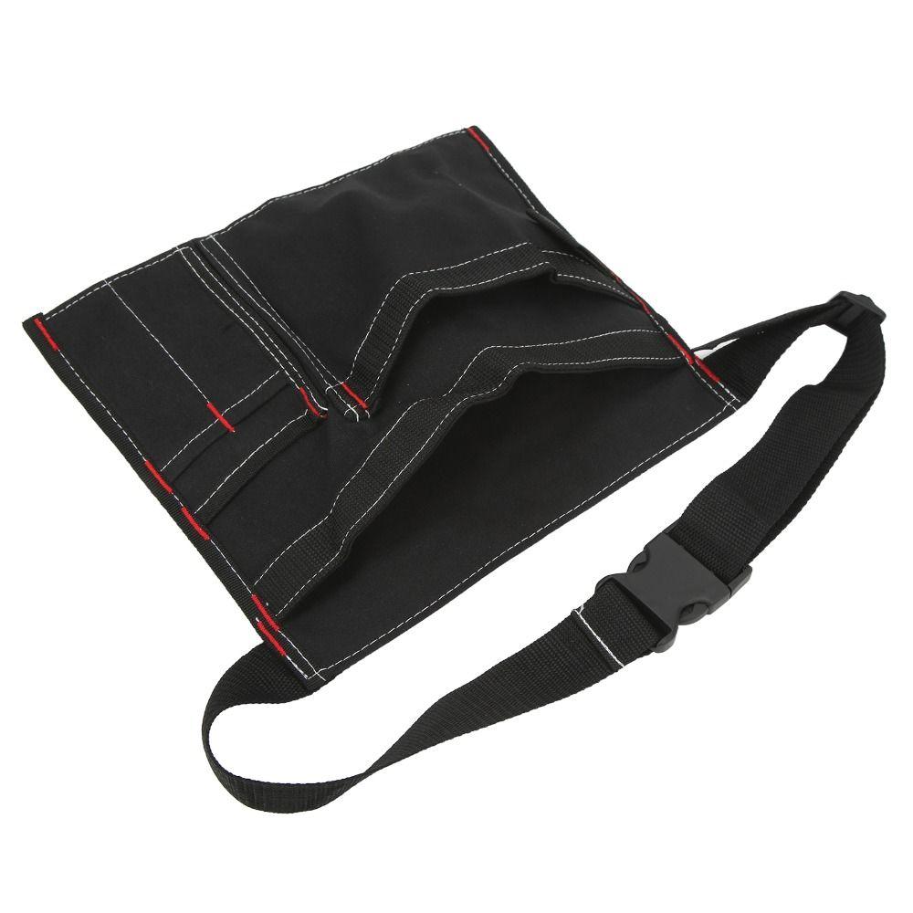 5-Pocket Waist Hanging Bag Canvas Storage Bag Durable Utility Belt Bag  Electrician Maintenance