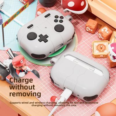 Étui de jeu 3D drôle antichoc protecteur pour AirPods Pro 3 Housse d'écouteurs en silicone Porte-clés pour Airpods Pro 3 2025