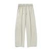 Men S Pleated Loose Straight Leg Casual Trousers Drawstring Waist Retro Pants