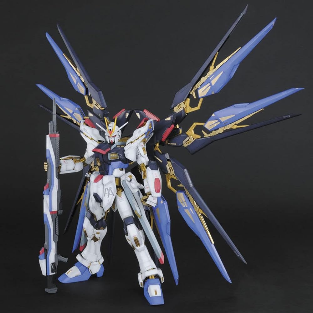 Bandai Spirits PG Strike Freedom Gundam 1/60 Scale Color-Coded Model Kit Anime Collectible