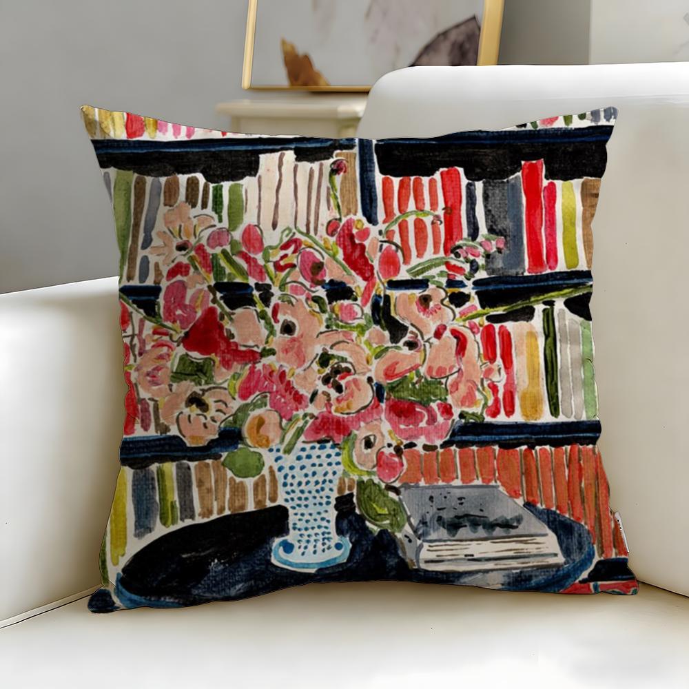 Classic Artist Henri Matisse Cushion Cover Soft & Easy-Wash Pillow Case – Versatile for Couch, Bed, Travel and Office
