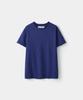 Laikeueomojeu Cutoff One-Wash Crop Short Sleeve Tee_Blue