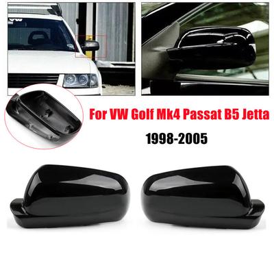 For VW Golf 4 MK4 1998-2005 Passat B5 Jetta ABS Car Rearview Side Mirror Cover Wing Cap Exterior Door Housing Trim Replacement