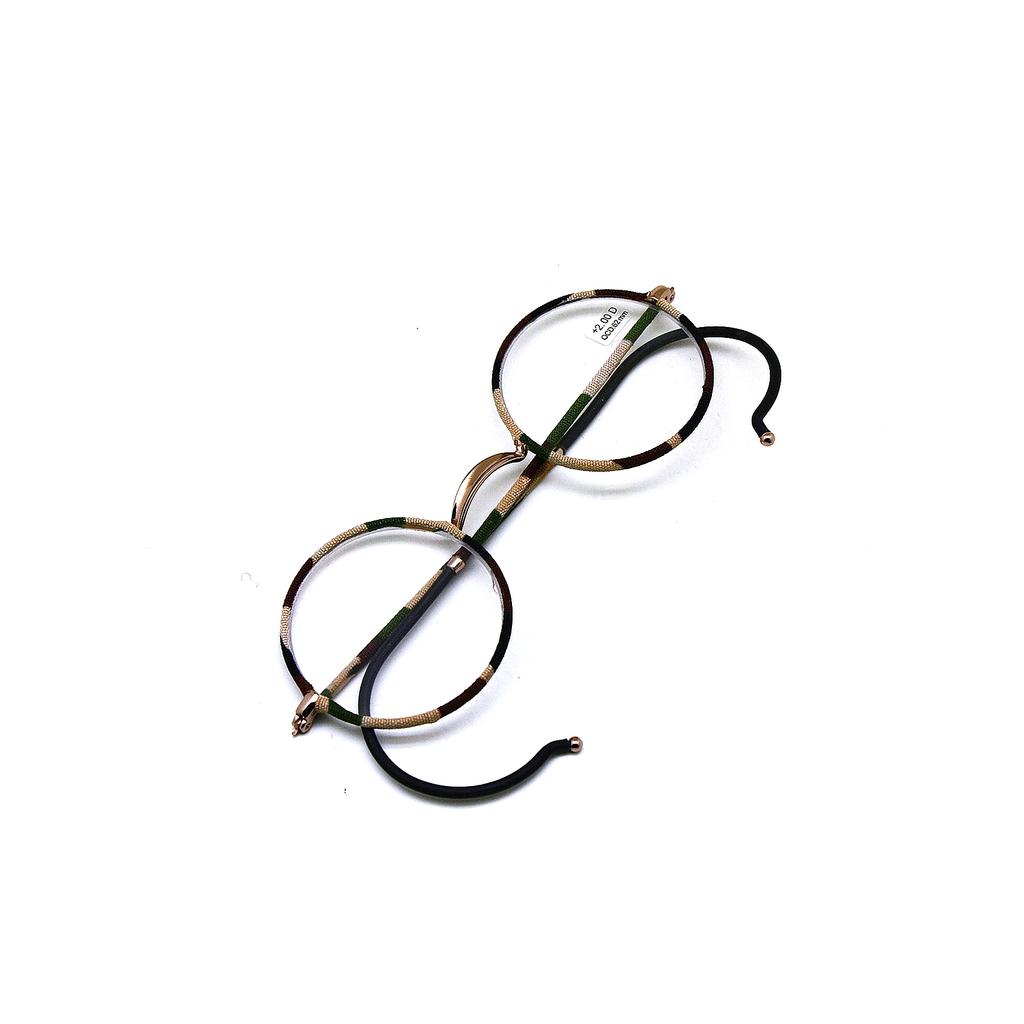 Retro Reading Glasses Metal Round Frame + 1.0 To + 3.5 Portable Pocket Reader