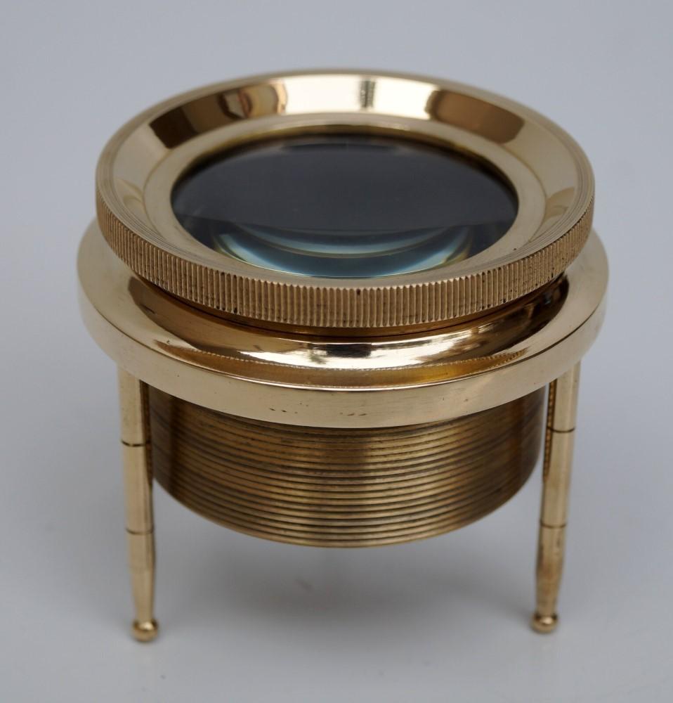 

Настільна вінтажна антикварна лупа, настільне збільшувальне скло для читання M аеро