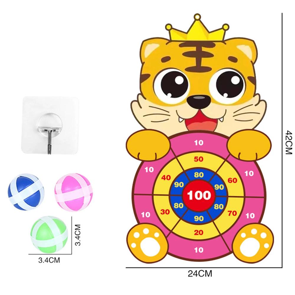 Non-Toxic Outdoor Games Toys For 3 4 5 Years Children Sports Toys Large Dart Board Sticky Balls Bow And Arrow For Kids Indoor Party Game
