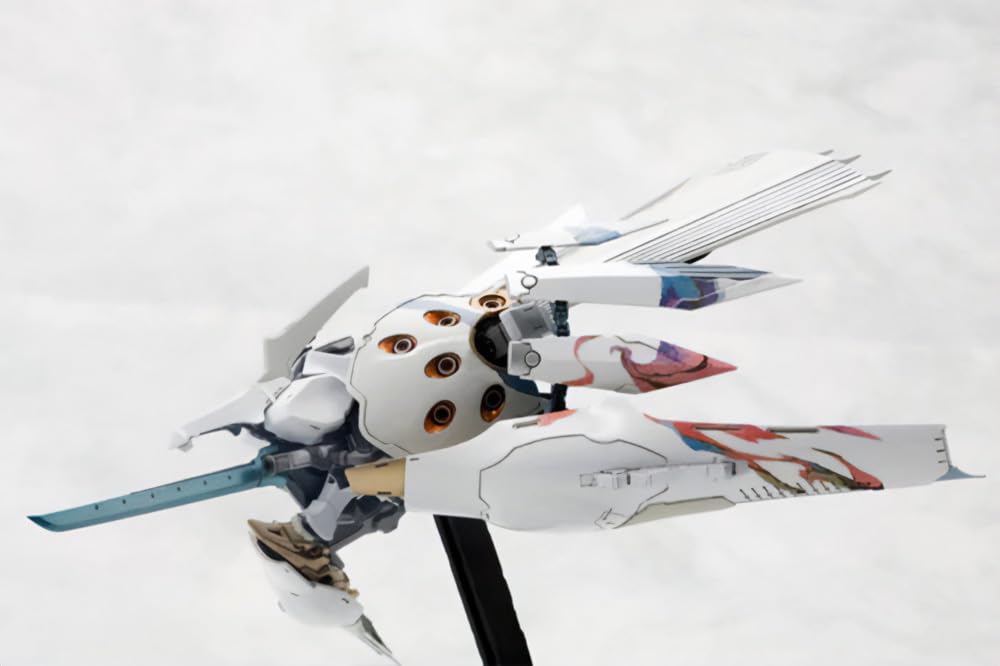 Kotobukiya Ikaruga Hitekkai Silver Chicken Scale Plastic Approximately 155mm Long [White], 1/144 Model,