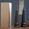 YXY Nine Layer God of Literature Tower Incense Burner Metal 31cm Apply Stick Incense Holder for Zen Home Decor High-end Gifts X1