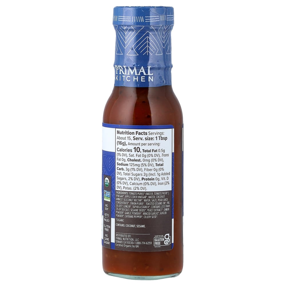 Primal Kitchen Korean Style BBQ Sauce 241g (8.5oz)