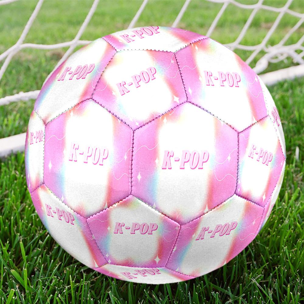 1pc Kpop Dreams Size 5 Soccer Ball Professional Match Training Football Indoor &Outdoor Sports Ball Lightweight Durable C6549