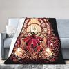 Hornet Hollow Knight Silksong Decke Fleece Gotisch Indie-Spiel Weiche Überwurfdecken für Schlafzimmer Sofa Steppdecke Tragbar