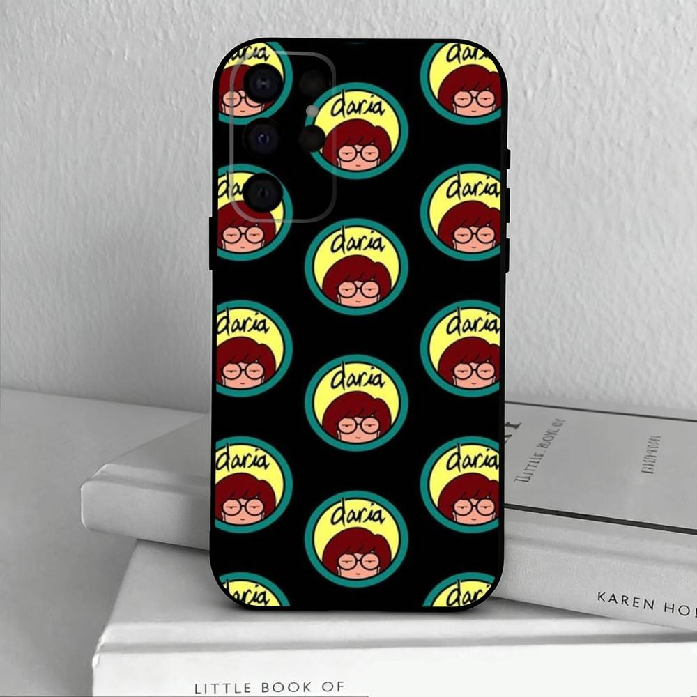 Daria Cool Girl Fashion  Phone Case For Samsung S25,24,23,22,30,21,10,9,Ultra,Plus,Lite,FE,4,5 G Soft Black Case