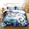 Mode 3D-Druck Anime Kamisama Kiss Tomoe Bettwäsche-Set Jungen Mädchen Twin Queen King Size Bettbezug Kissenbezug Bett Jungen Erwachsene